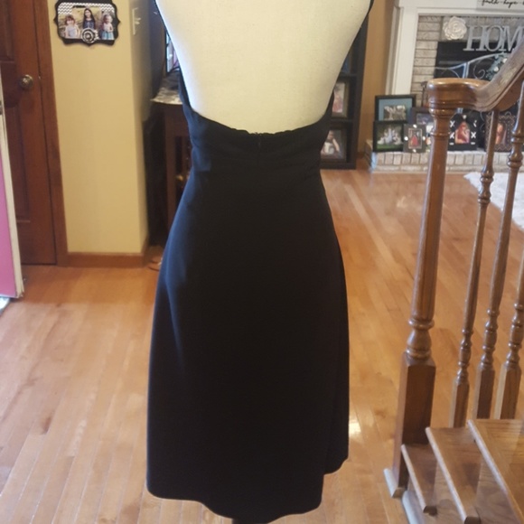 Amanda smith petite black dress with ruffle detail - Picture 6 of 8